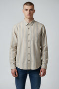 Men XXL Stripe Cotton Shirt